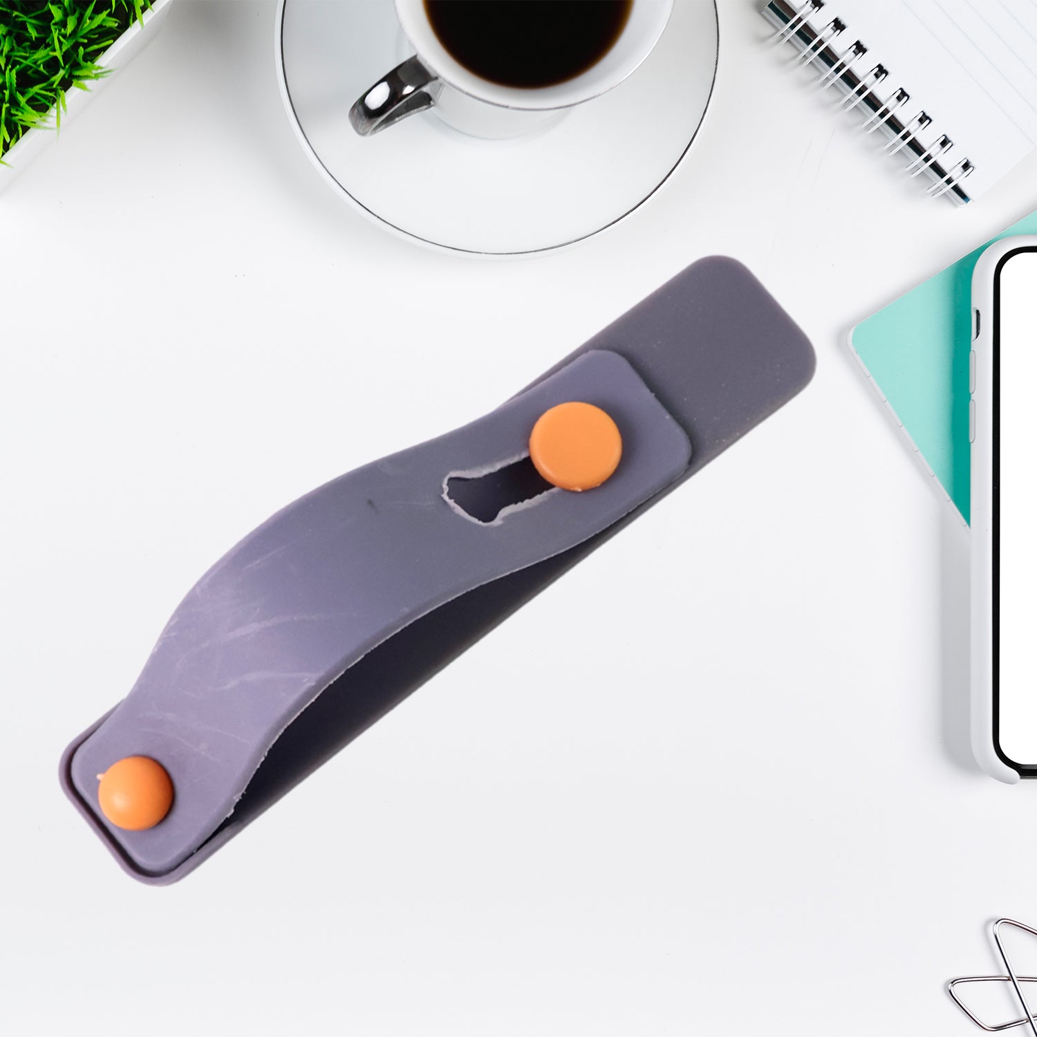 Dark Grey Phone Loop Finger Holder Phone Grip Straps Silicone Phone Finger Strap (1 Pc) Dark Grey Phone Loop Finger Holder Phone Grip Straps Silicone Phone Finger Strap (1 Pc)